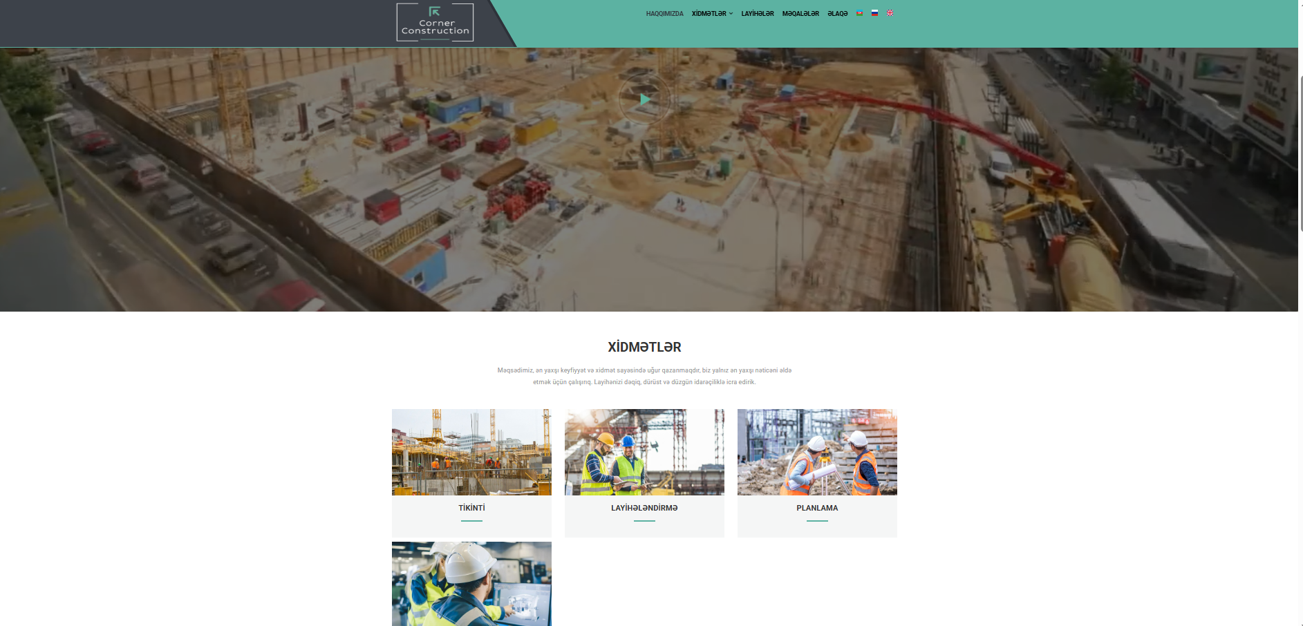 CORNER CONSTRUCTION